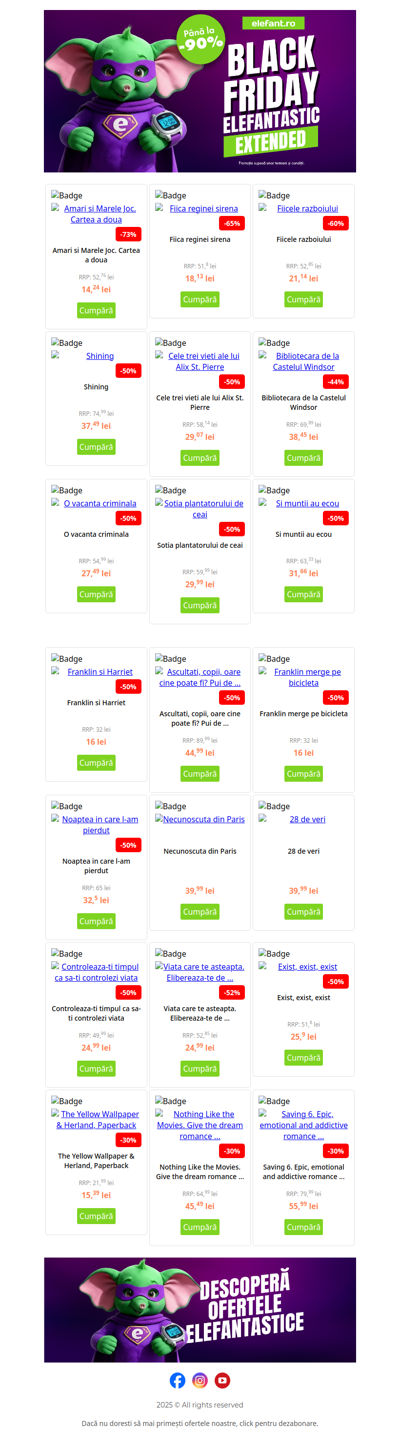 ⌛ Black Friday ULTIMA ȘANSĂ! ⏰