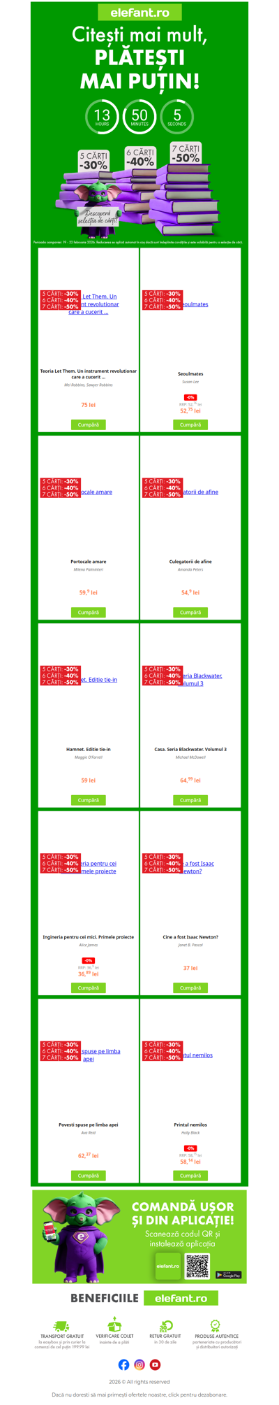 🔥 Mai multe cărți, mai puțini bani? 💸Da, se poate!