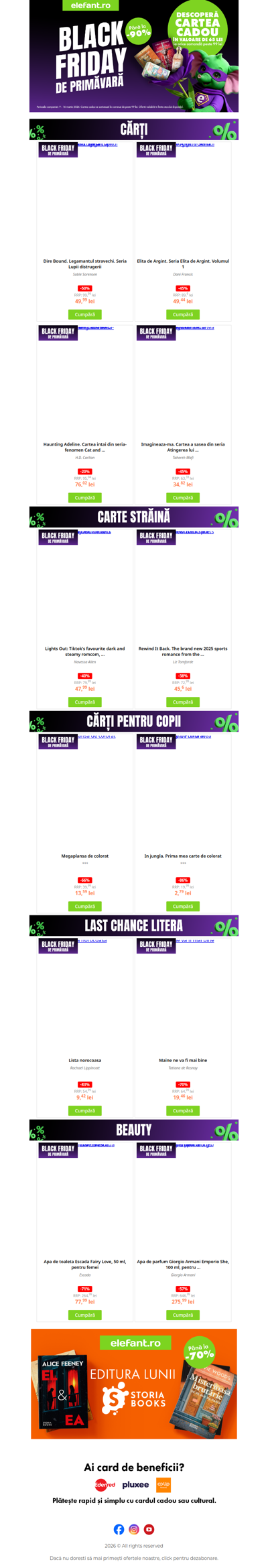 🔥 TOTUL REDUS de Spring Black Friday!