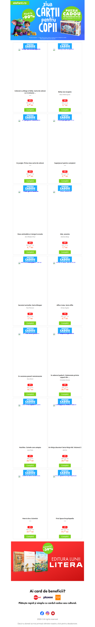 🎈 Puzzle CADOU la orice comandă! 🧩🎁