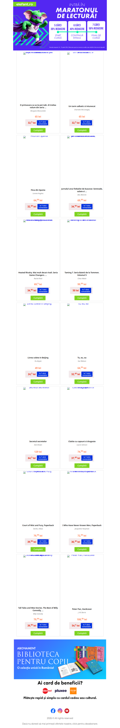 🏁 START la Maratonul de lectură 📘