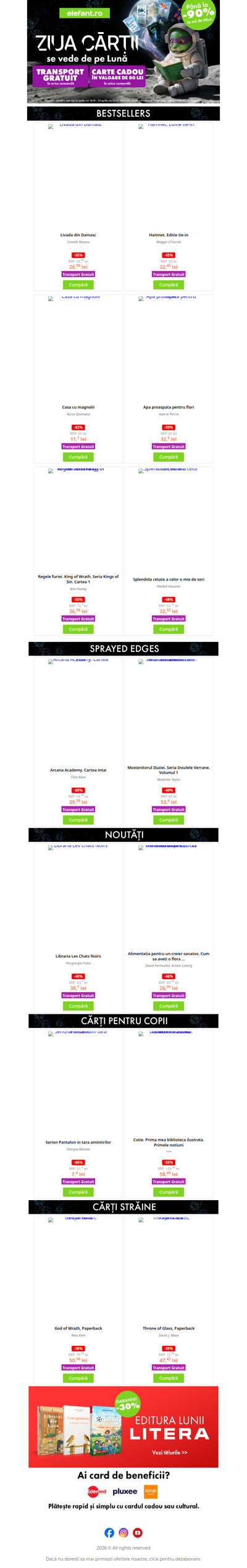 Ești pregătit pentru Livrare GRATUITĂ 🚚 și Carte CADOU? 🎁