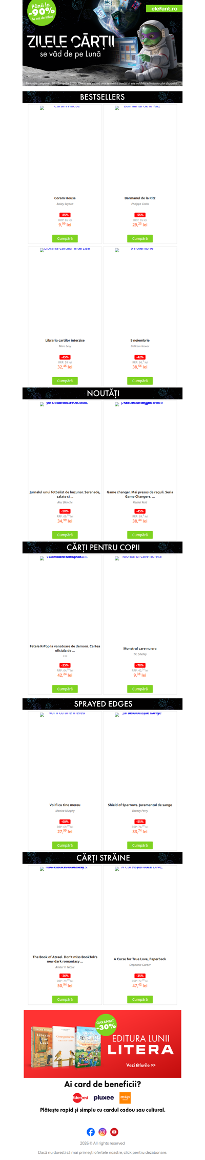 🌕 De pe Lună se văd, de pe elefant.ro se cumpără!