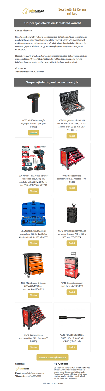 Legjobb ajánlatok a webáruházunkban