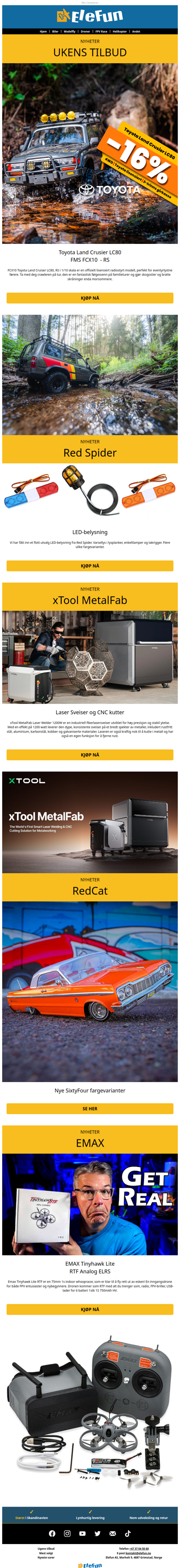 Toyota Land Crusier på tilbud!