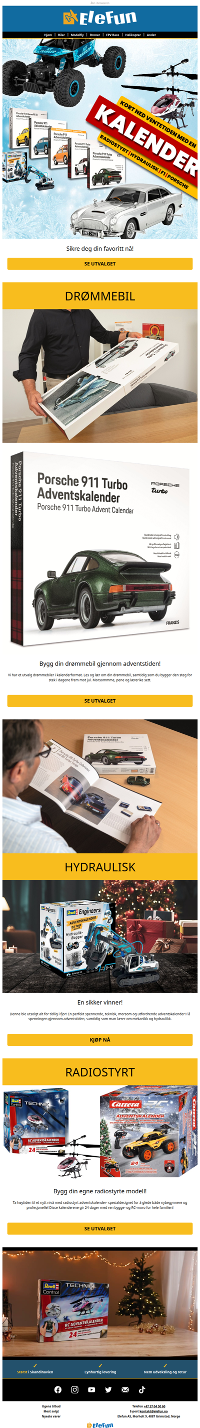 Bestill adventskalenderen nå! 🎁