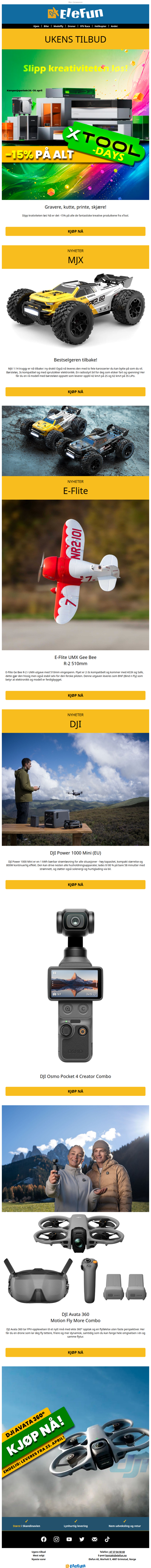 Slipp kreativiteten løs - 15% XTool