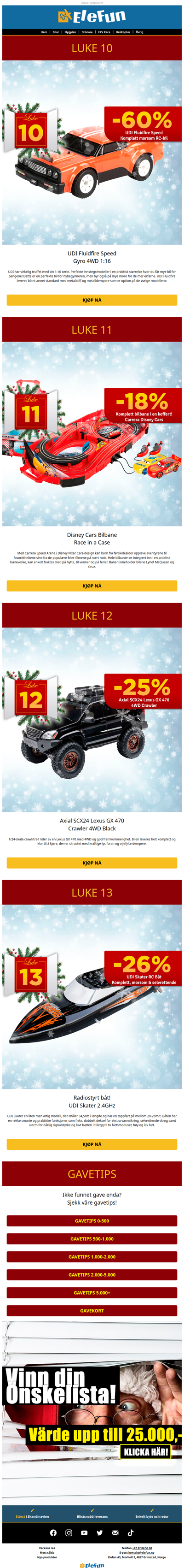 Årets gavetips og lukekupp