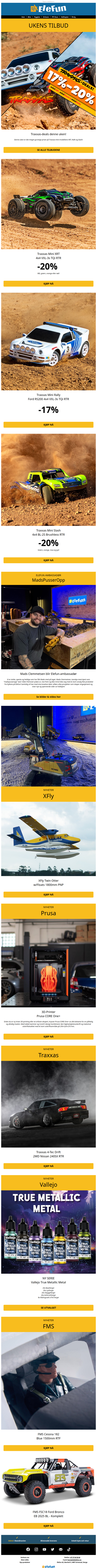 Traxxas-deals & ny Elefun Ambassadør 🤝