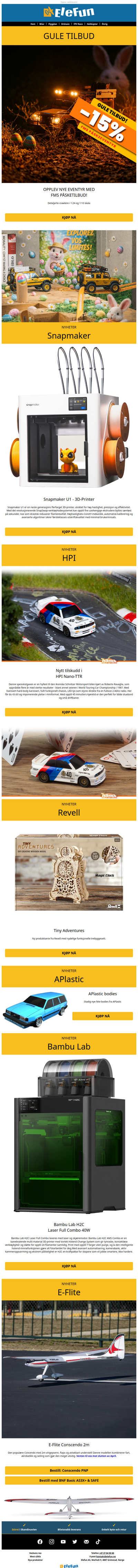 Gule tilbud 🐣 FMS påskeeventyr