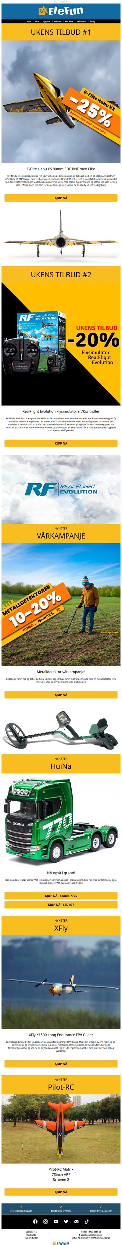 Habu -25% RealFlight -20% Metalldetektor -10%-20%