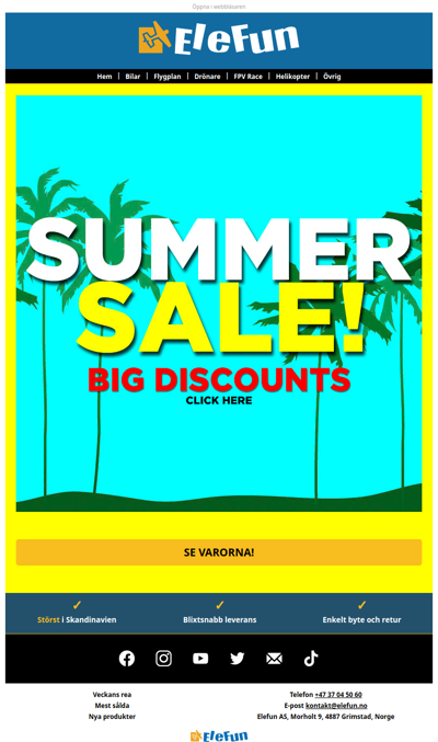 Elefun SummerSale har börjat! 😎☀️☀️