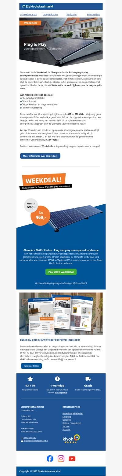 Plug & play zonnepanelen: Nu extra voordelig in de Weekdeal