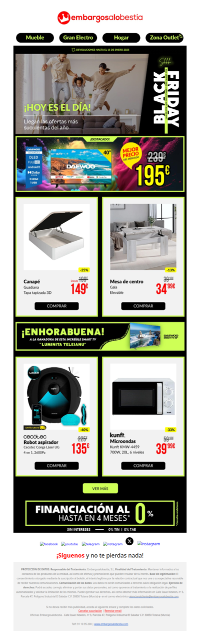 Black Friday 💥 Últimas unidades con grandes descuentos