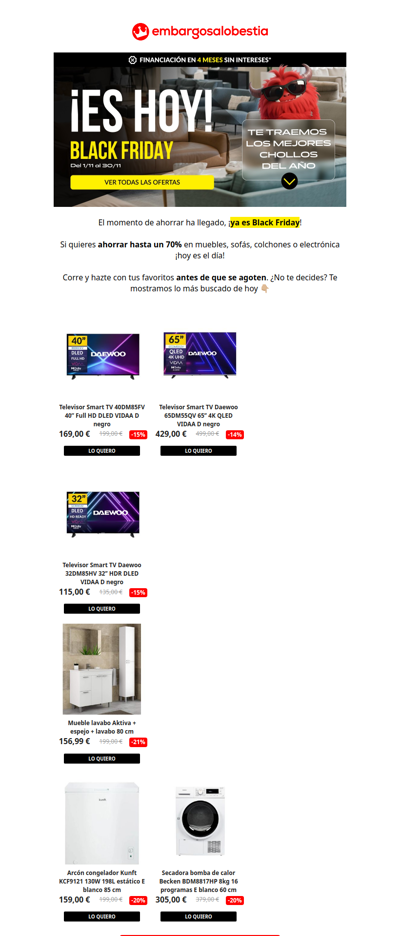 ¡Es hoy! Ahorra como nunca con estos DESCUENTAZOS 😍