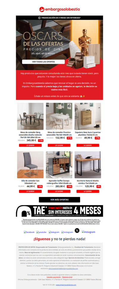 Oye, esto que miraste está a punto de agotarse ⏳🏠