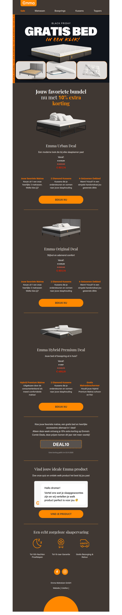 🖤BLACK FRIDAY!🖤 GRATIS bed + 10% extra korting!