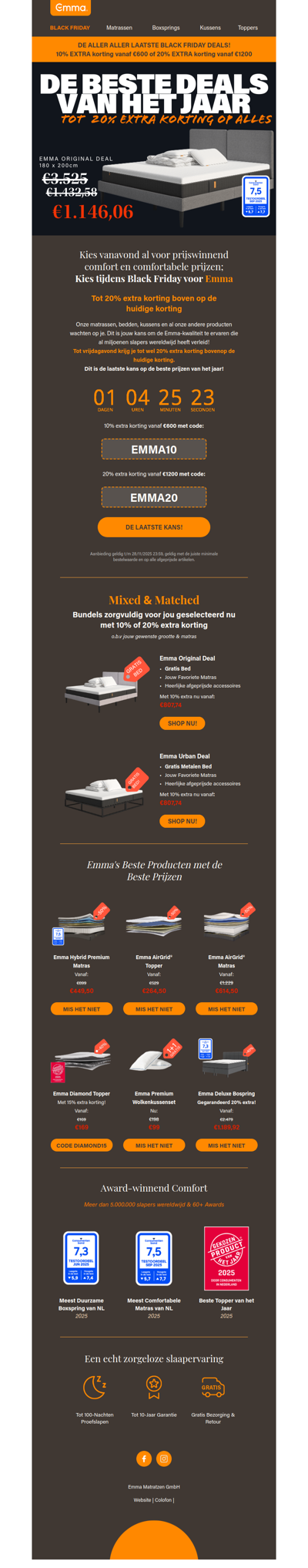 EXCLUSIEF: TOT 20% EXTRA KORTING OP ALLES! BLACK FRIDAY NU AL LIVE!