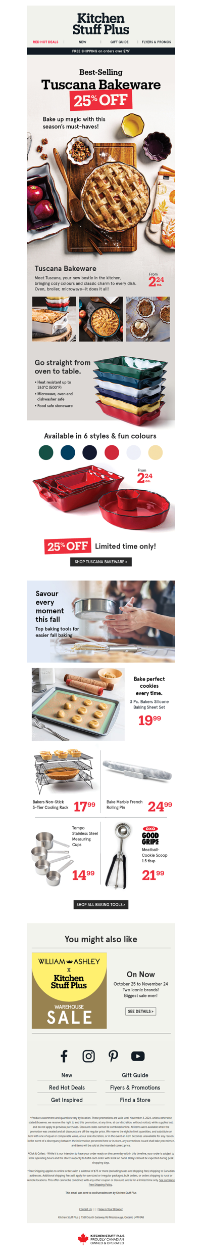 Cozy Fall Baking 🤝 Meet Tuscana Bakeware