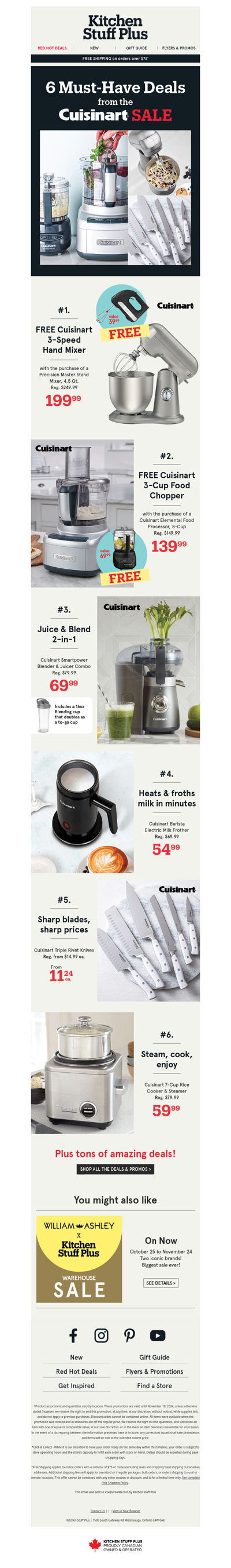 Top Picks From The Cuisinart Sale!