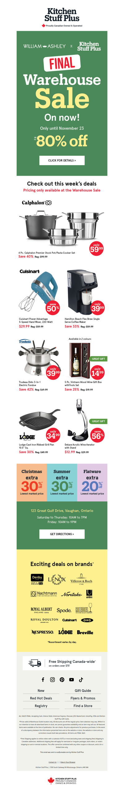 This Week's Faves: Warehouse Sale Edition🛒