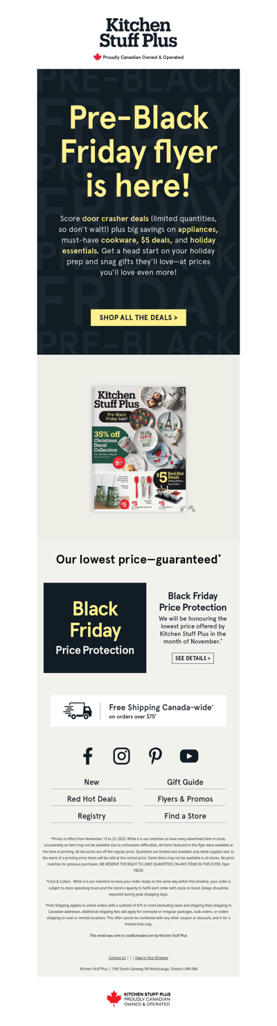 Pre-Black Friday Flyer Just Dropped! 🏃‍♀️💨