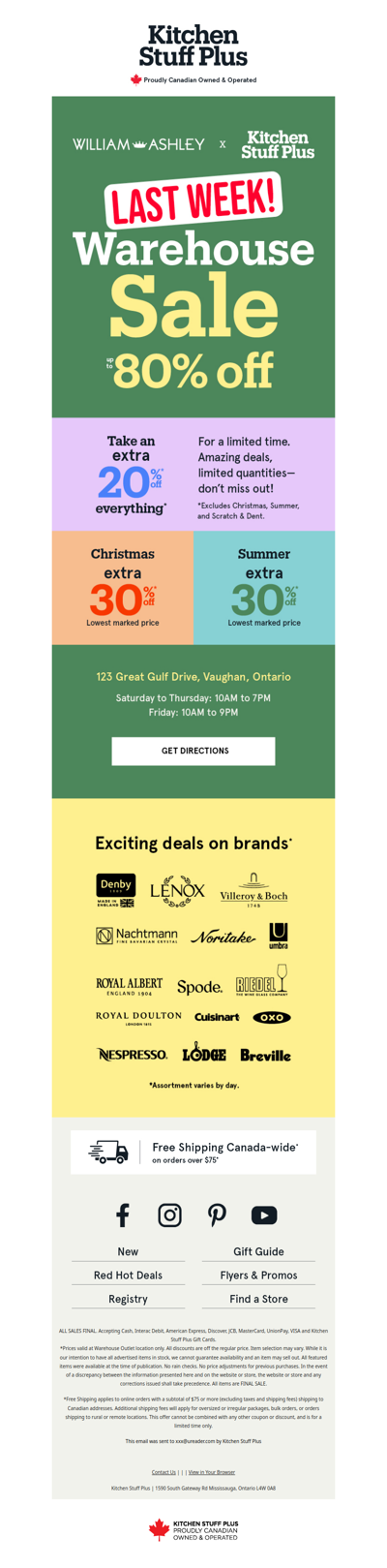 Warehouse Sale Ends Soon ⏰