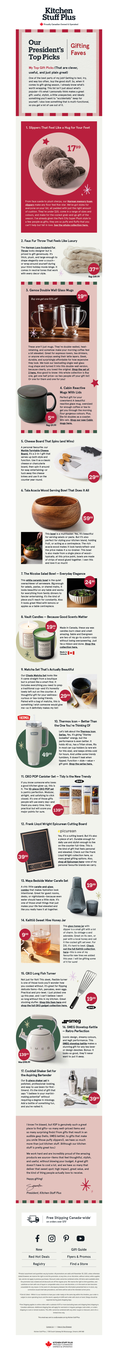 Our President's Top Gift Picks 🎁