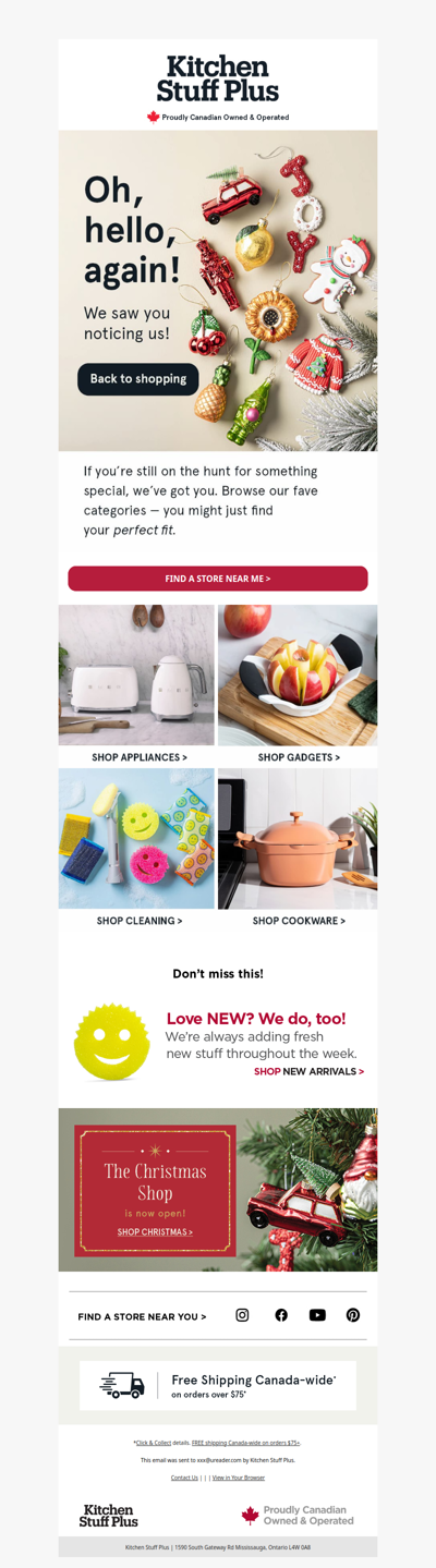 Your finger hovered over ‘add to cart.’ We felt that.