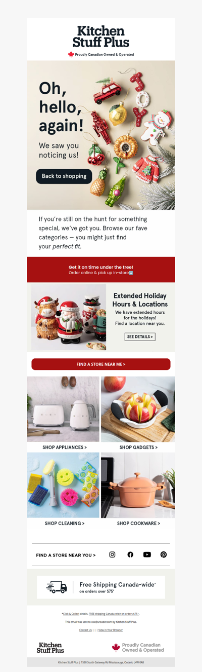 Your finger hovered over ‘add to cart.’ We felt that.