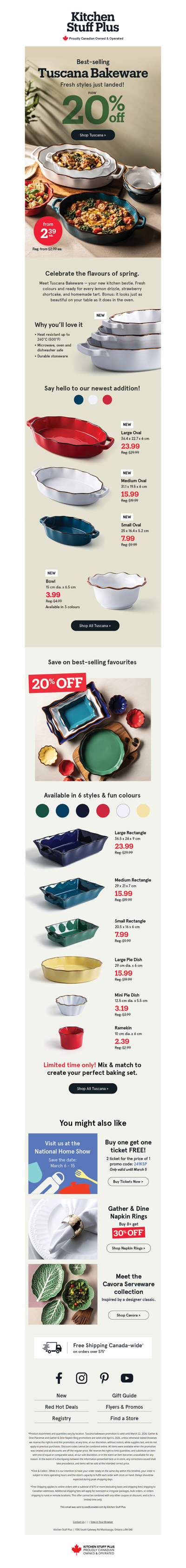 20% OFF Best-Selling Bakeware 🍰