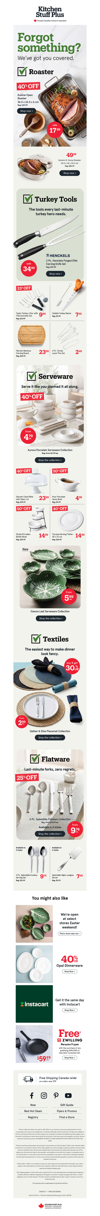 Your Final Easter Checklist ✔️