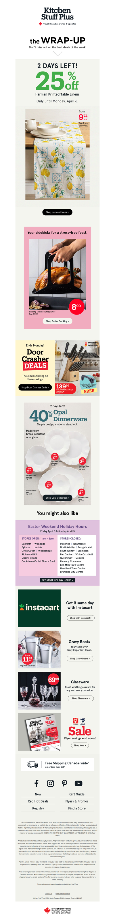 Last min Easter panic? We've got you!