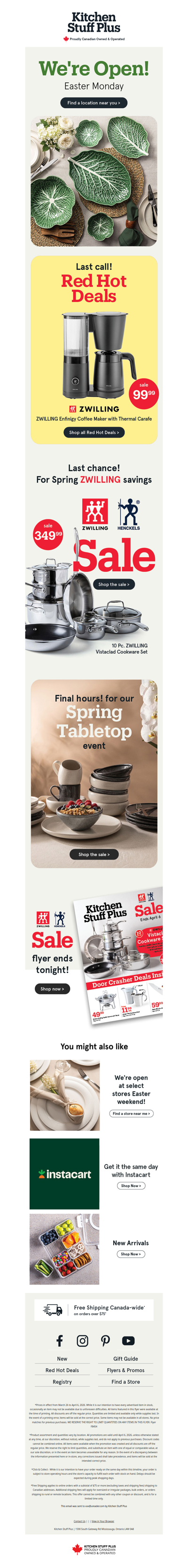 Ends Today: Zwilling | Tabletop Event