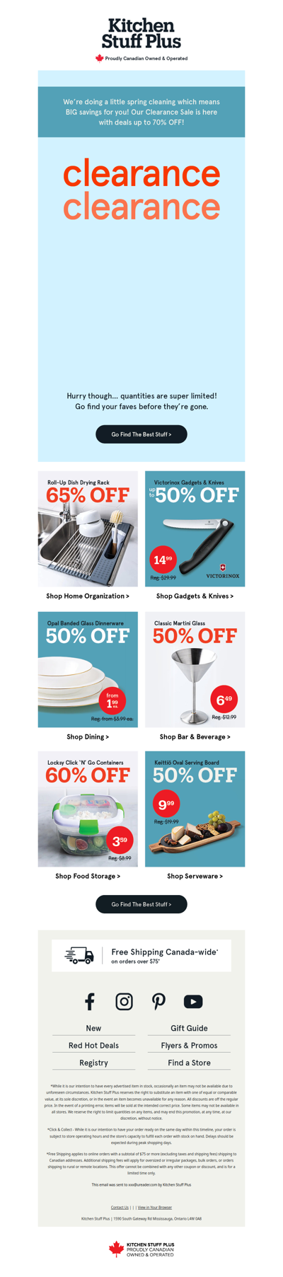 We’re Spring Cleaning… You Save Big