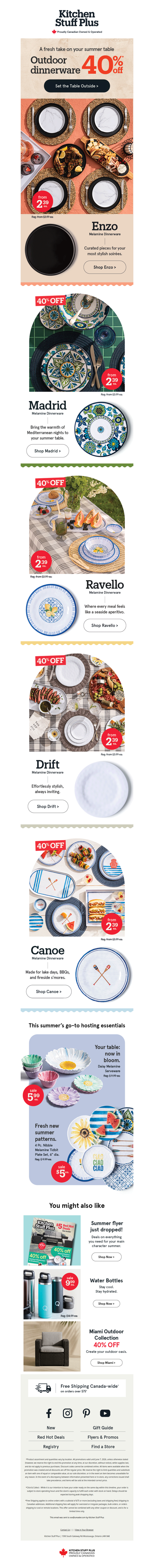 40% OFF Patio Dining 🌞