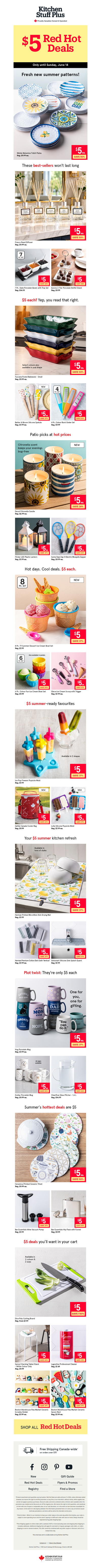 Everything is $5 ➡️