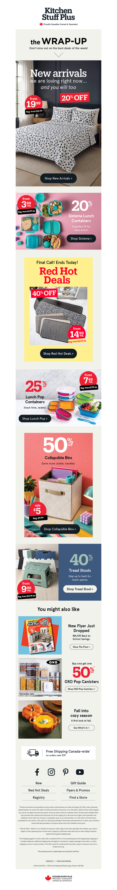 New Stuff + Hot Deals?