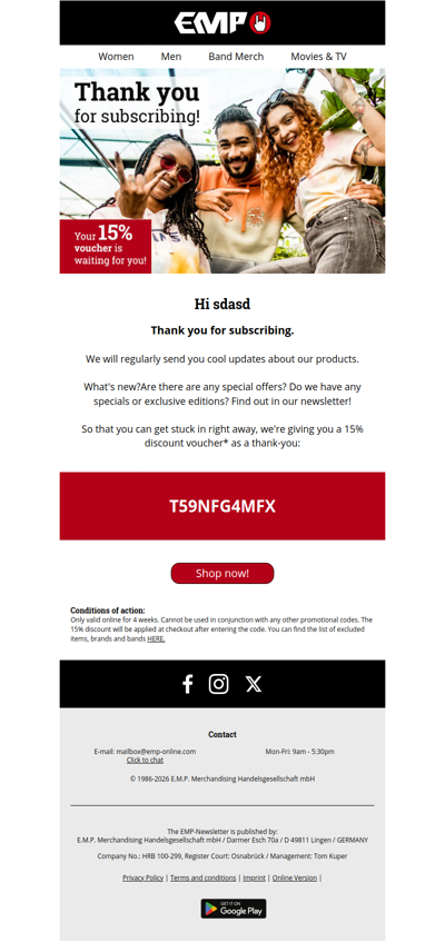 Here's a little thank-you for subscribing!