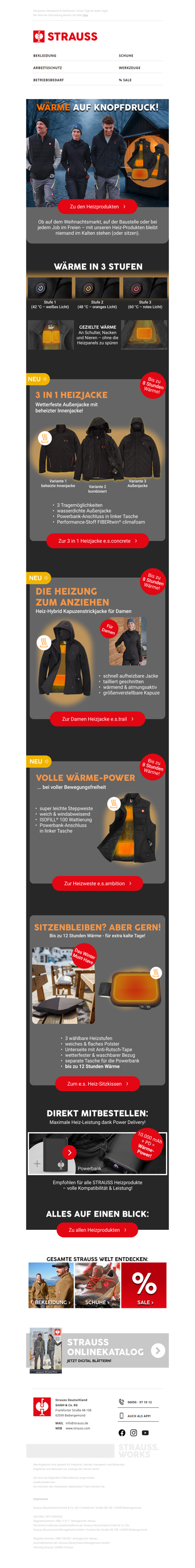 Volle Wärme-Power zum Anziehen!