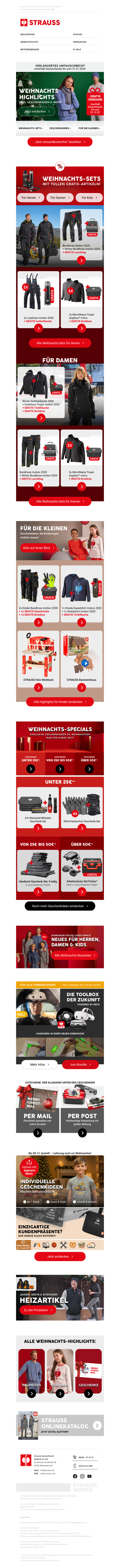 GRATIS Versand + Sets | Die Weihnachts-Saison startet!