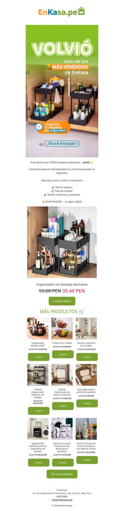 Volvió el organizador MÁS vendido 🏆 (stock limitado)