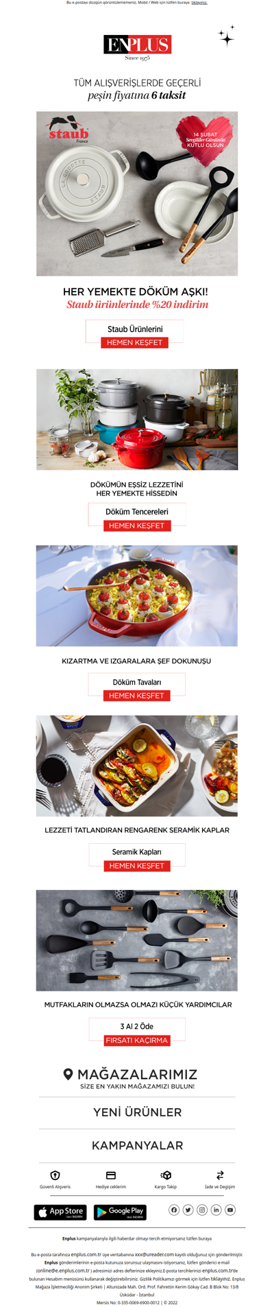 Staub Ürünlerinde %20 İndirim🍲