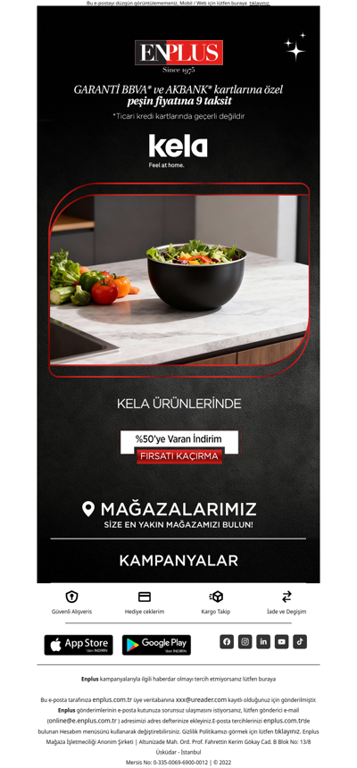 Kela Ürünlerinde %50' ye Varan İndirim 💥