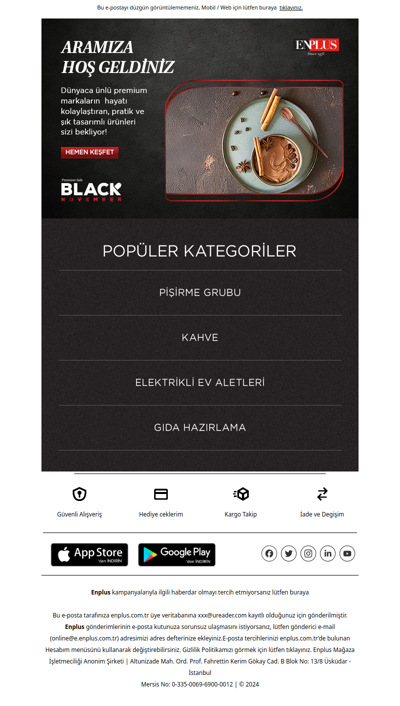 Aramıza Hoş Geldiniz