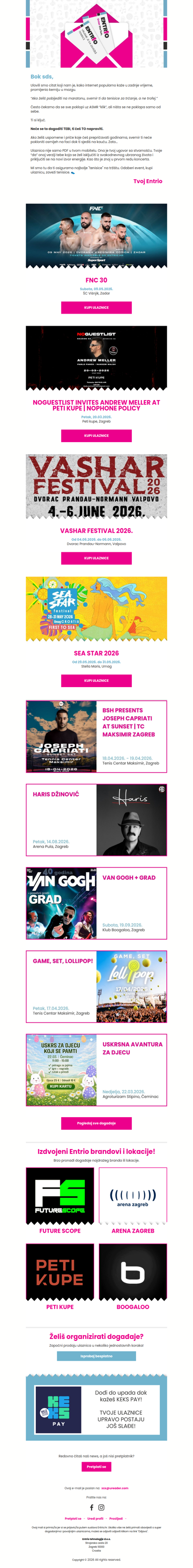 Vrijeme je da zavežeš tenisice.