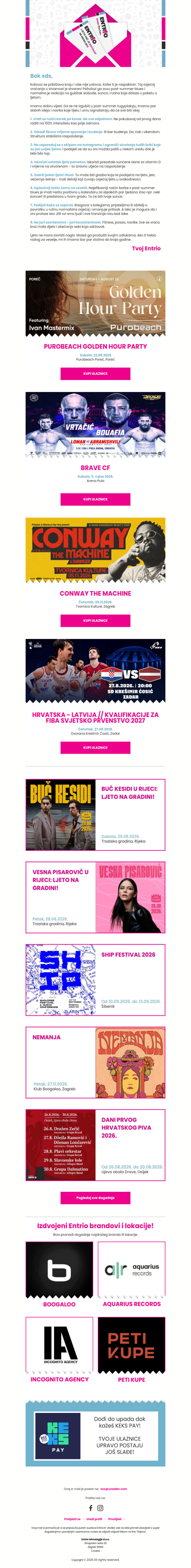 Ljeto već je gotovo? Ne mora biti!