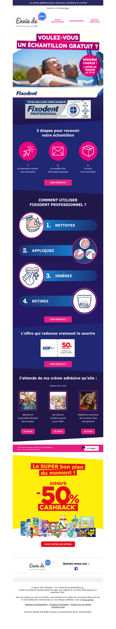 ⏰ Plus que quelques jours pour essayer gratuitement Fixodent