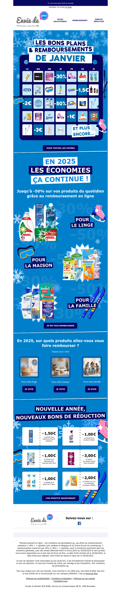 Nouvelle année ? Nouvelles offres ! Profitez-en maintenant