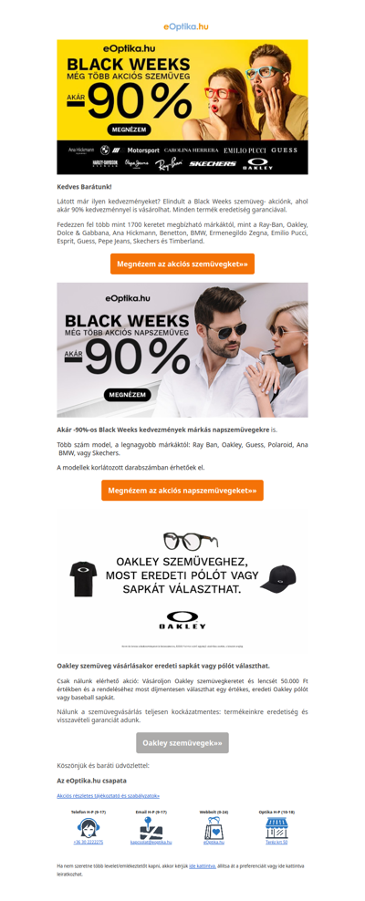 🖤 Black Weeks — akár 90% kedvezmények